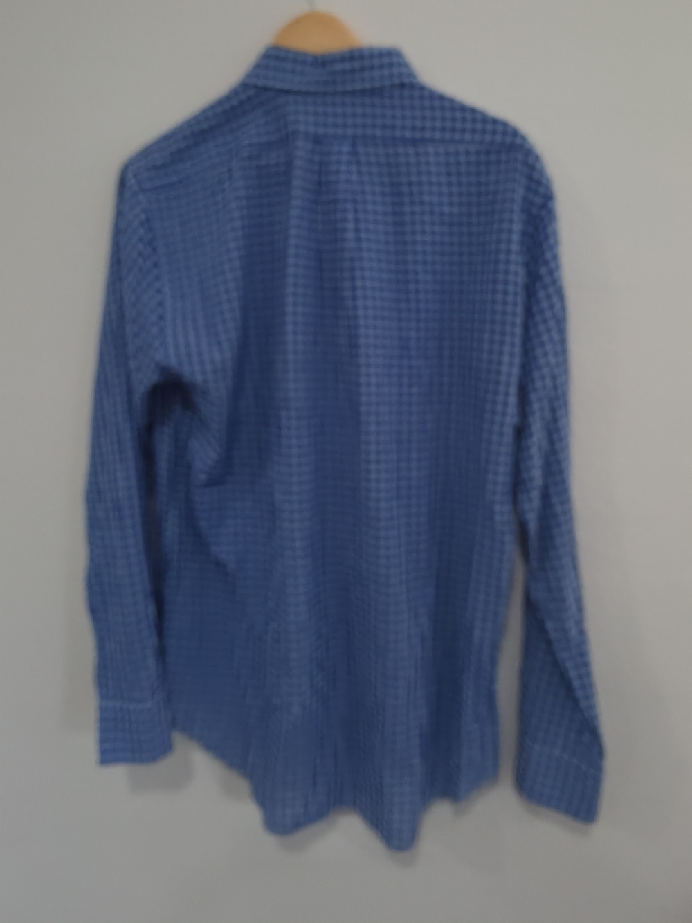 Vineyard Vines Men Slim Fit Tucker Shirt Blue Gingham Check Whale Logo M - Picture 4 of 10